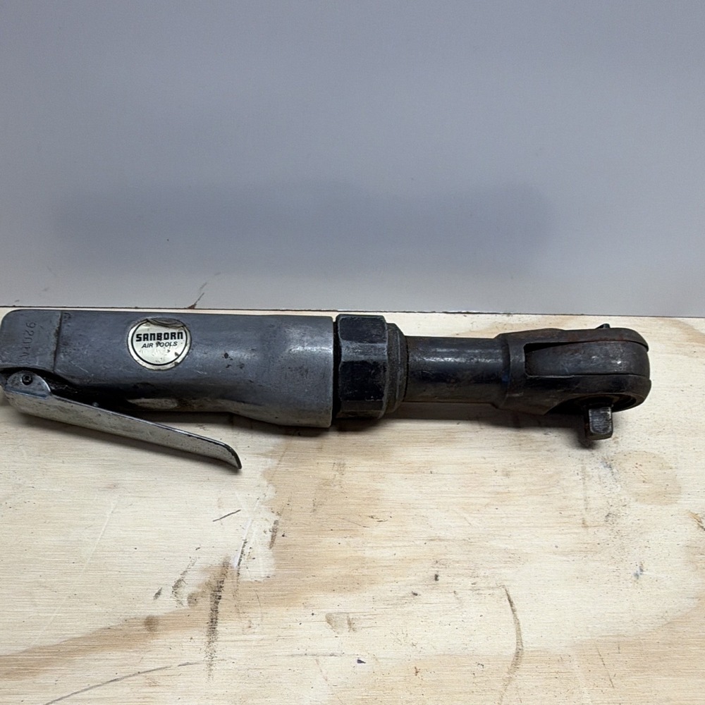 Sanborn Air Tools Pneumatic Air Ratchet Wrench 150 RPM 90 PSI 1/4 in 50-9608